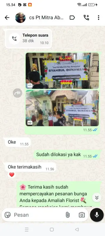 Testimonial Papan ucapan BATAM